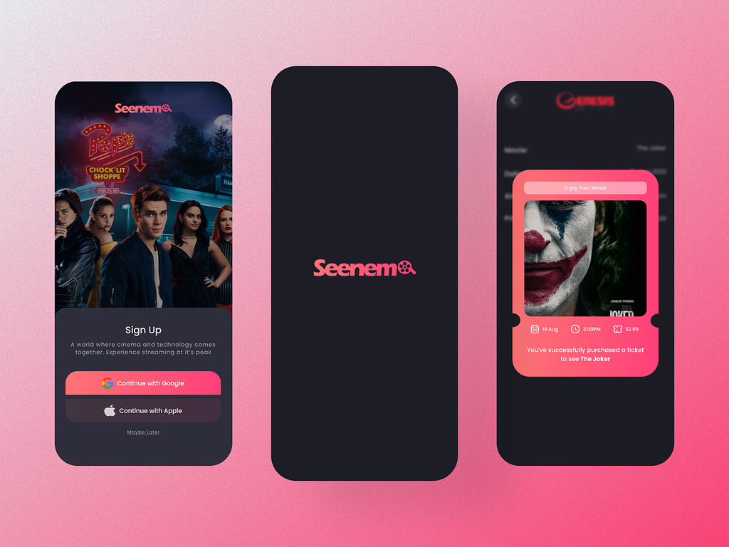 Seenema Mobile app